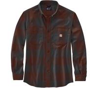 Carhartt Midweight Flannel Plaid Camicia, rosso, Taglia S