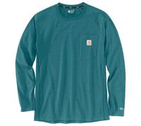 Carhartt - Midweight L/S Pocket T-Shirt - Maglia a manica lunga M turchese
