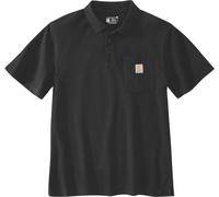 Carhartt Loose Fit Short-Sleeve Pocket Polo, nero, taglia M per maschi