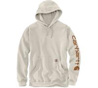 Carhartt Midweight Sleeve Logo Felpa, beige, taglia M per maschi