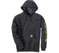 Carhartt Logo, felpa con cappuccio L male Grigio Scuro