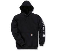 Carhartt Logo, felpa con cappuccio XXL male Nero