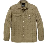 Carhartt Montana Bozeman Relaxed Plaid Camicia, Kaki, Taglia S