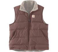 Carhartt Montana Reversible, gilet trapuntato donna XS female Marrone Scuro (B25)