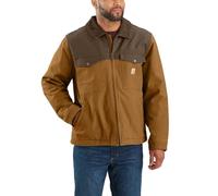 Carhartt Rugged Flex Montana, giacca in tessuto M male Marrone Chiaro/Marrone Scuro