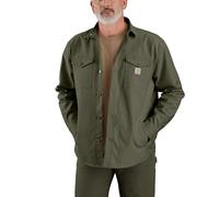 Carhartt Montana Rugged Flex Loose Fit Duck Shirt Jac, Verde (dusty olive), XX-Large
