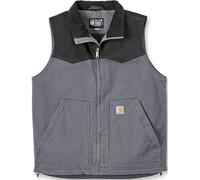 Carhartt Montana Rugged Flex Relaxed Fit Duck Veste, grigio/nero, Taglia M