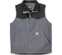 Carhartt Montana Rugged Flex Relaxed Fit Duck Veste, grigio/nero, Taglia XXL