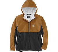Carhartt Monterey Giacca impermeabile, nero-marrone, taglia 2XL per maschi