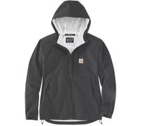 Carhartt Relaxed Fit Packable giacca antipioggia impermeabile, nero, taglia M per maschi