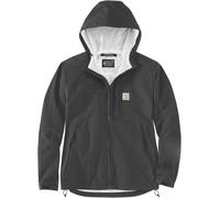 Carhartt Relaxed Fit Packable giacca antipioggia impermeabile, nero, taglia M per maschi