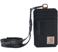Carhartt Nylon Duck Titolare del documento d'identità, nero per maschi