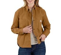 Carhartt Overshirt da donna robusta e flessibile, vestibilità ampia, pesante, Carhartt, marrone, L