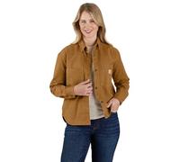 Carhartt Overshirt da Donna Robusta e Flessibile, vestibilità Ampia, Pesante, Carhartt, Marrone, S