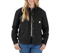 Carhartt Overshirt da Donna Robusta e Flessibile, vestibilità Ampia, Pesante, Nero, S