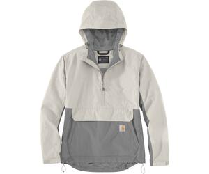 Carhartt Packable Anorak, giacca tessile donna S female Grigio Chiaro/Grigio