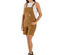 Carhartt Rugged Flex Relaxed Fit Canvas Ladies Salopette corte, marrone, taglia L per maschi