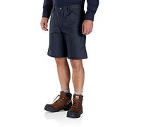 Carhartt, Pantaloni corti da lavoro serie Rugged Professional™ in cotone Rugged Flex®, Relaxed Fit Uomo, Blu navy, W31