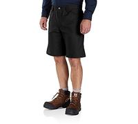 Carhartt, Pantaloni corti da lavoro serie Rugged Professional™ in cotone Rugged Flex®, Relaxed Fit Uomo, Nero, W31