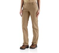 Carhartt Pantaloni da Lavoro da Donna Originali Fit Rugged Professional, Kaki Scuro, 46