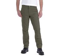 Carhartt, Pantaloni da lavoro in tessuto Duck Rugged Flex® rinforzato sul davanti, Straight Fit Uomo, Catrame, W32/L32