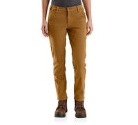 Carhartt Rugged Flex Stretch Twill Double Front Pantaloni Da donna, marrone, taglia 43 per donne