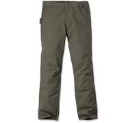 Carhartt Pantaloni slim fit con doppio davanti, verde, taglia 32 per maschi