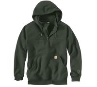 Carhartt Paxton Quarter-Zip Felpa, Verde scuro, Taglia L