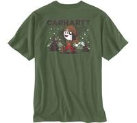 Carhartt Pocket Outdoor Graphic, maglietta S male Verde Scuro