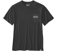 Carhartt Pocket Script Graphic Maglietta, nero, taglia M per maschi