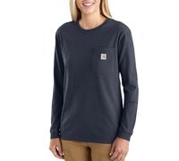 Carhartt Workwear Camicia donna con taschino manica lunga Blu scuro XL
