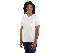 Carhartt, Pocket T-shirt K87, Loose Fit, manica corta Donna, Bianco, L