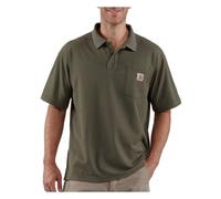 Carhartt Contractor, Polo manica lunga S male Verde Scuro
