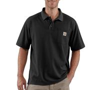 Carhartt Loose Fit Short-Sleeve Pocket Polo, nero, taglia XL per maschi