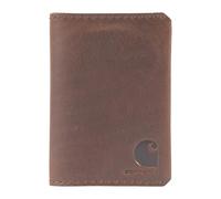 Carhartt Portafogli da uomo in pelle, disponibile in diversi stili e colori, marrone (bi-piegato), taglia unica, portafogli in pelle artigianale, disponibile in diversi stili e colori