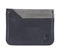 Carhartt Portafogli da uomo in pelle patina robusta, disponibile in diversi stili e colori, nero, taglia unica, portafogli con tasca frontale, portafoglio in tela o pelle resistente con e senza