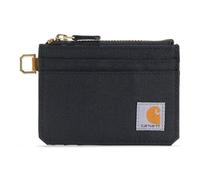 Carhartt Portafoglio da donna, in pelle robusta e tela da donna, disponibile in diversi stili e colori, portafoglio in nylon con cerniera (nero), taglia unica