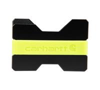 Carhartt Portafoglio tascabile frontale in alluminio, porta carte sottile con blocco RFID, nero, One Size, portafoglio tascabile frontale in alluminio, porta carte sottile con blocco RFID, nero, One