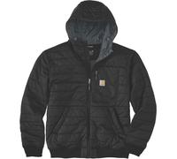 Carhartt Rain Defender - Giacca da uomo con cappuccio e isolamento leggero, vestibilità comoda, nero, Medium