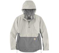 Carhartt Packable Anorak, giacca tessile donna L female Grigio Chiaro/Grigio
