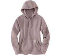 Carhartt Relaxed Fit Rain Defender Graphic Felpa con cappuccio da donna, rosa-beige, taglia XL per donne