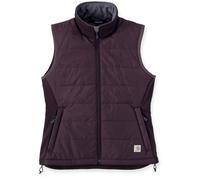 Carhartt Rain Defener Relaxed Fit Lightweight Gilet da donna, Rosso Borgogna, Taglia M