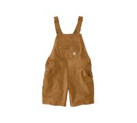 CARHARTT RELAXED FIT CANVAS SALOPETTE SHORTALL BROWN