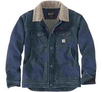Carhartt Relaxed Fit Denim Sherpa Lined Giacca in tessuto, taglia S per maschi