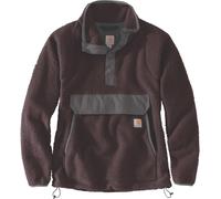 Carhartt Relaxed Fit Fleece Pullover da donna, viola scuro, Taglia M