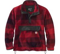 Carhartt Relaxed Fit Fleece pullover, rosso scuro, Taglia S