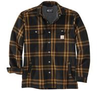 Carhartt Relaxed Fit Heavyweight Flannel Sherpa-Lined Shirt Jac Camicia Button-Down Uomo (Pacco da 1)