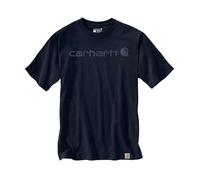 Carhartt Dearborn Relaxed Logo Maglietta, blu, taglia XL per maschi