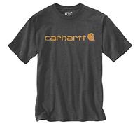 Carhartt Dearborn Relaxed Logo, maglietta S male Grigio Scuro (Crh)
