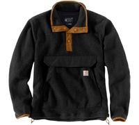 Carhartt Relaxed Fit, pullover in pile S male Nero